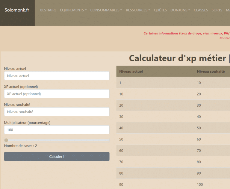 Calculer l